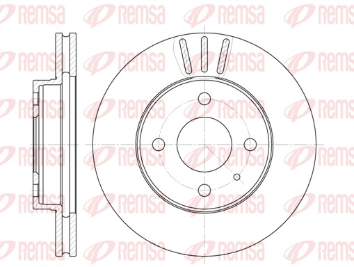 Disque de frein REMSA 6093.10