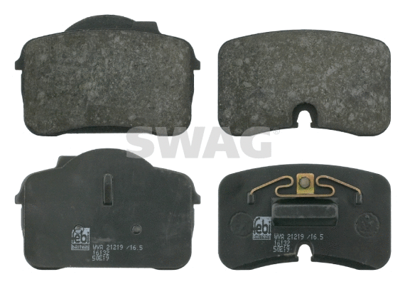 Kit de plaquettes de frein, frein à disque SWAG 30 91 6132