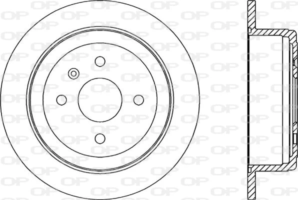 Disque de frein OPEN PARTS BDR2012.10