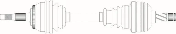 Arbre de transmission GENERAL RICAMBI VO3021