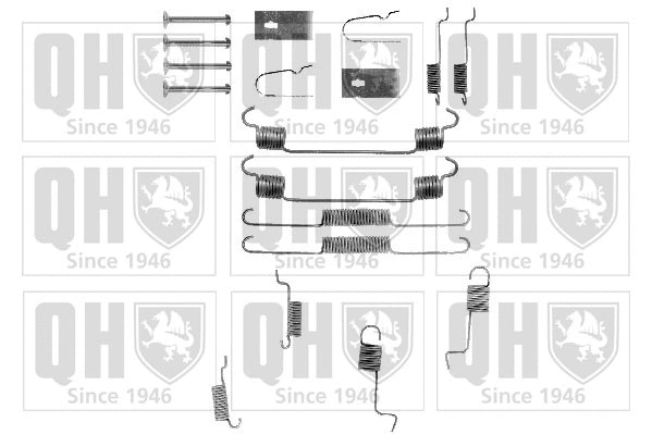 Kit d'accessoires, mâchoire de frein QUINTON HAZELL BFK365