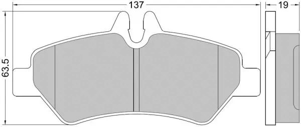 Kit de plaquettes de frein, frein à disque NAKATA NKF 1376P