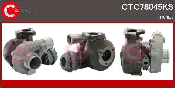 Turbocompresseur, suralimentation CASCO CTC78045KS