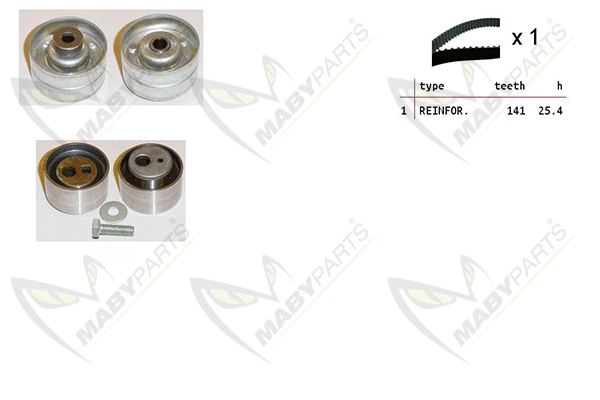 Kit de courroie crantée MABYPARTS OBK010094