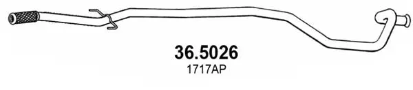 Tuyau d'échappement ASSO 36.5026