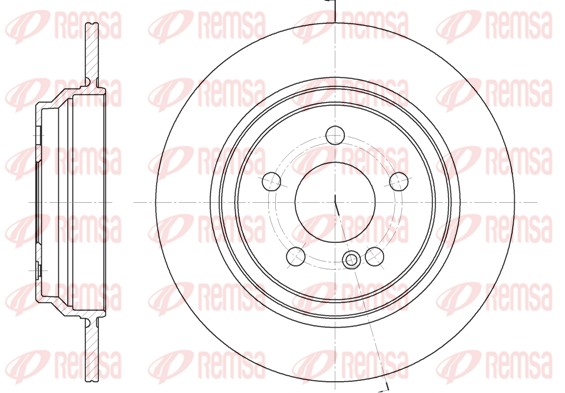 Disque de frein REMSA 6864.00