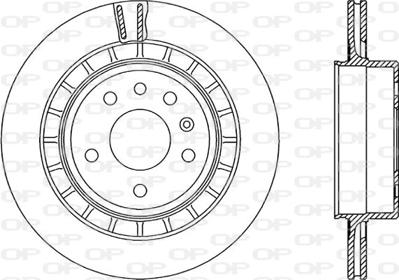 Disque de frein OPEN PARTS BDR2242.20