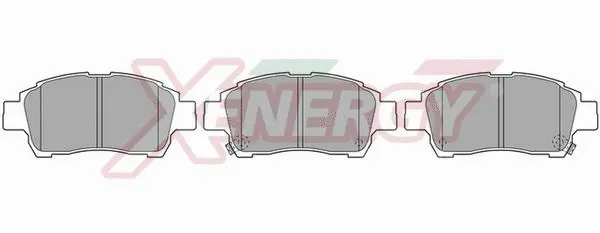 Kit de plaquettes de frein, frein à disque AP XENERGY X40780