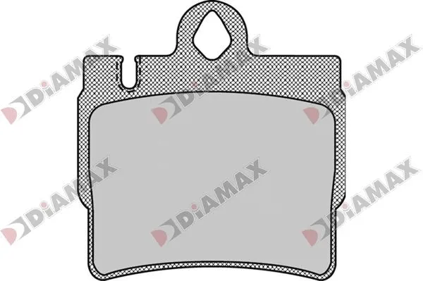 Kit de plaquettes de frein, frein à disque DIAMAX N09811