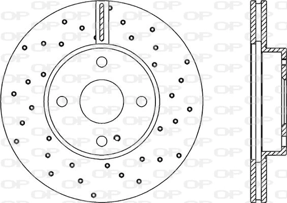 Disque de frein OPEN PARTS BDRS1780.25