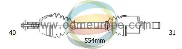 Arbre de transmission 4X4 ESTANFI EST-18-151470