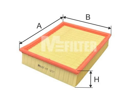 Filtre à air MFILTER K 175