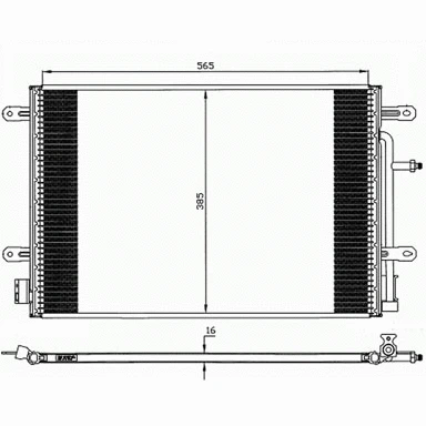 Condenseur, climatisation AUTOCLIMA 30311521CP