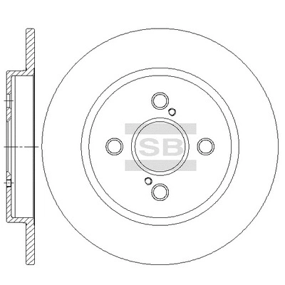 Disque de frein Hi-Q SD4695