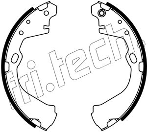 Jeu de mâchoires de frein fri.tech. 1253.684