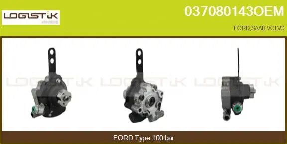 Pompe hydraulique, direction LGK 037080143OEM