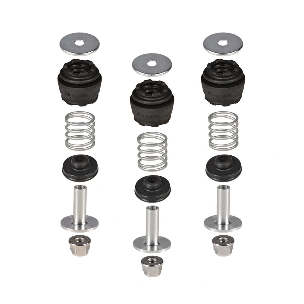 Corps de suspension, suspension pneumatique Miessler Automotive 3662-01-0376