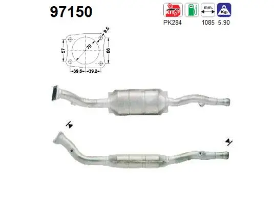 Catalyseur AS 97150