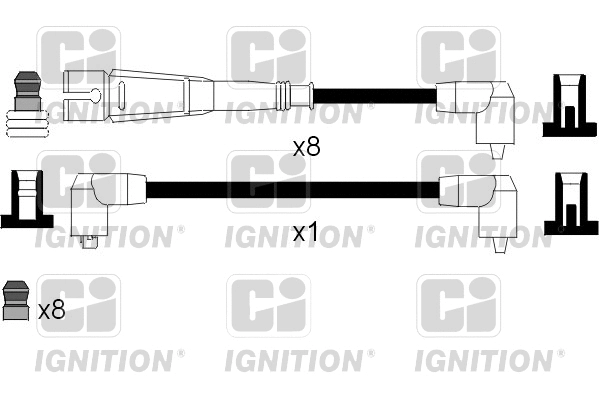 Kit de câbles d'allumage QUINTON HAZELL XC1024
