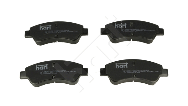 Kit de plaquettes de frein, frein à disque HART 221 604