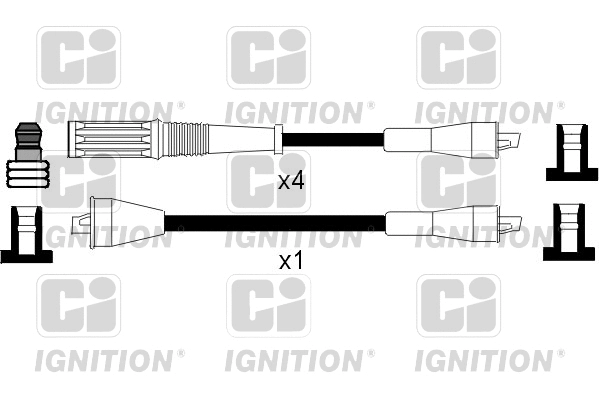 Kit de câbles d'allumage QUINTON HAZELL XC368
