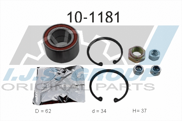 Kit de roulements de roue IJS GROUP 10-1181