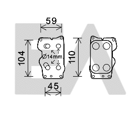 Radiateur d'huile EACLIMA 37G10005