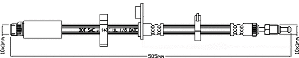 Flexible de frein JURATEK JBH1198