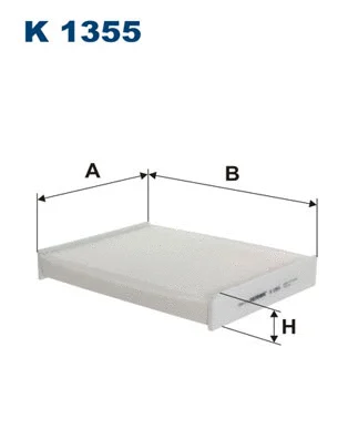 Filtre, air de l'habitacle FILTRON K 1355