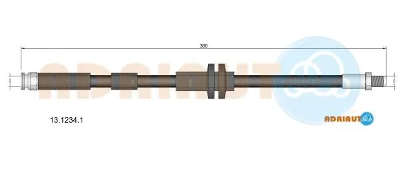 Flexible de frein ADRIAUTO 13.1234.1