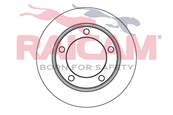 Disque de frein RAICAM RD00186