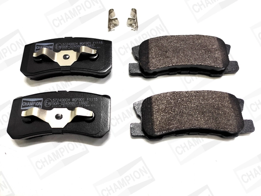 Kit de plaquettes de frein, frein à disque CHAMPION 572498CH