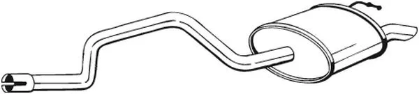 Silencieux arrière BOSAL 281-043