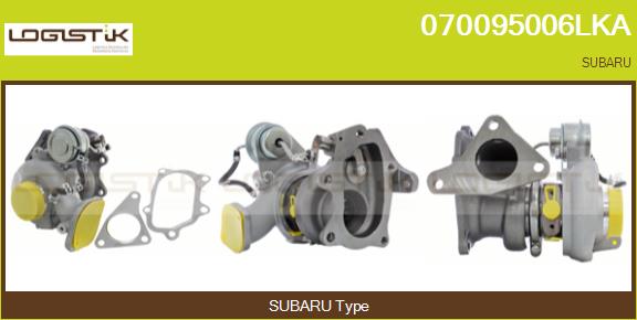 Turbocompresseur, suralimentation LGK 070095006LKA
