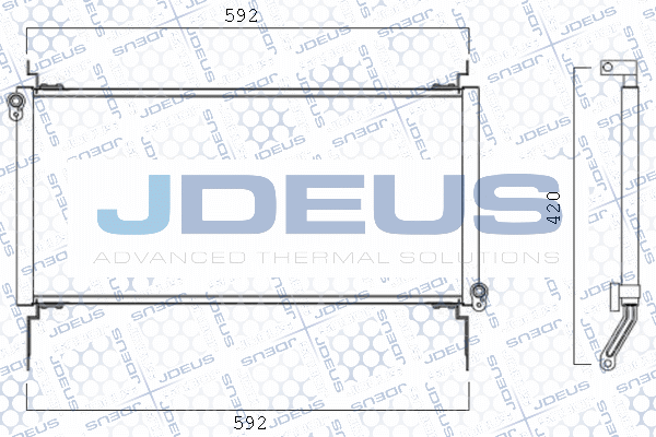 Condenseur, climatisation JDEUS 711M70