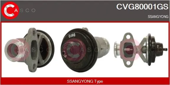 Vanne EGR CASCO CVG80001GS