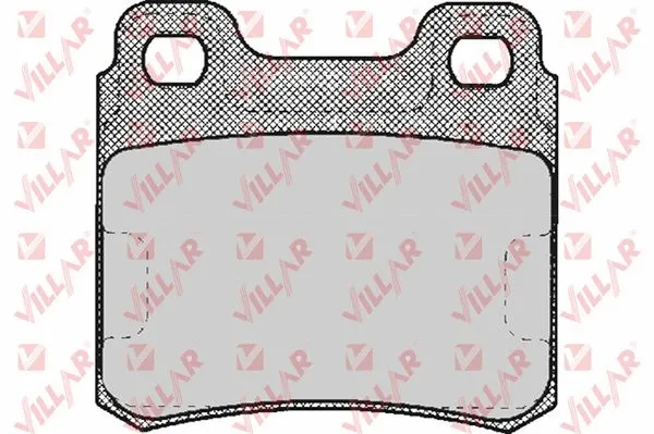 Kit de plaquettes de frein, frein à disque VILLAR 626.0317