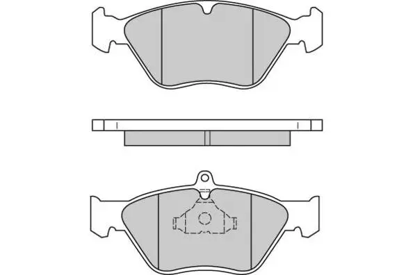 Kit de plaquettes de frein, frein à disque E.T.F. 12-0585
