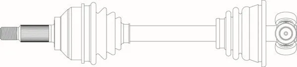 Arbre de transmission GENERAL RICAMBI RE3323