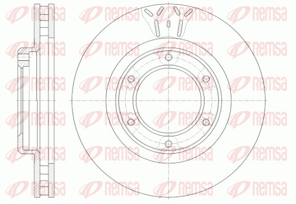 Disque de frein REMSA 6507.10