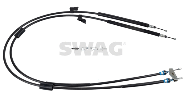 Tirette à câble, frein de stationnement SWAG 50 10 1801