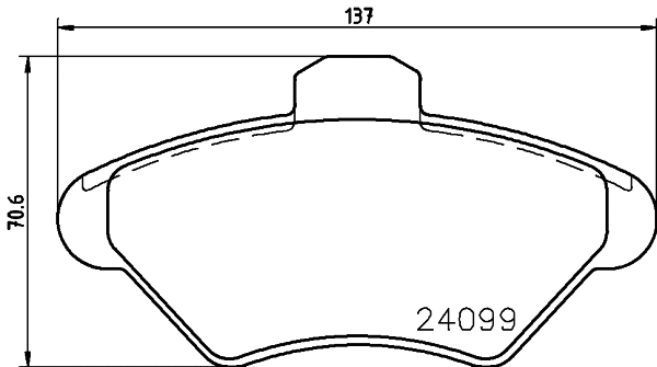 Kit de plaquettes de frein, frein à disque MINTEX MDB1781