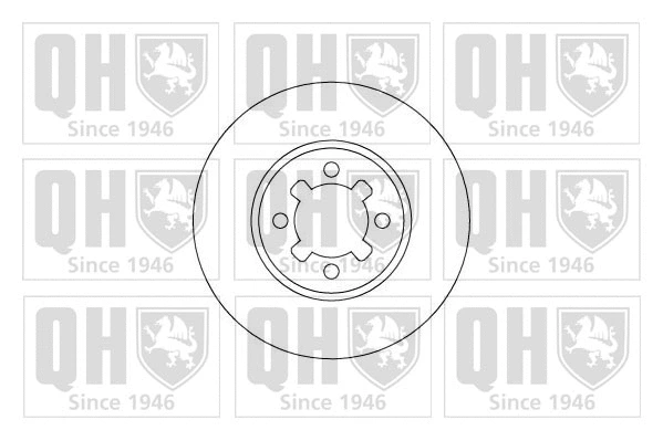 Disque de frein QUINTON HAZELL BDC4643