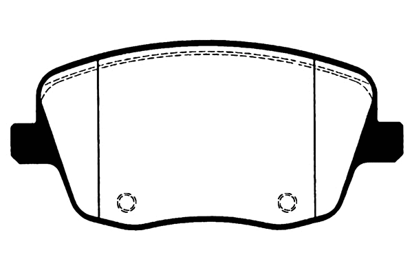 Kit de plaquettes de frein, frein à disque Technika 01524