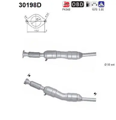 Catalyseur AS 30198D