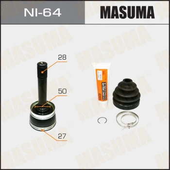 Jeu de joints, arbre de transmission MASUMA NI-64