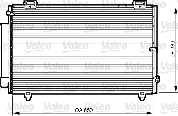 Condenseur, climatisation VALEO 814238
