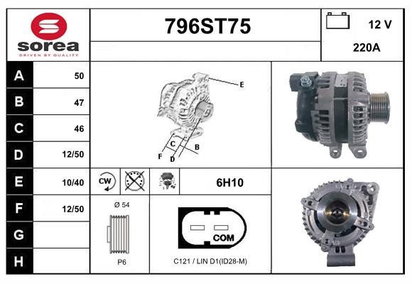 Alternateur STARTCAR 796ST75