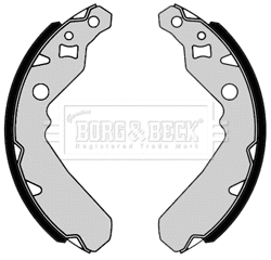 Jeu de mâchoires de frein BORG & BECK BBS6413
