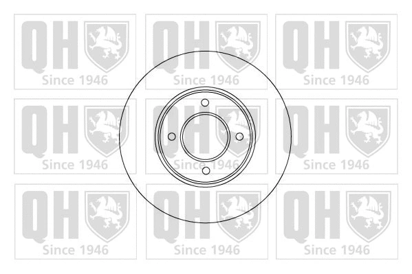 Disque de frein QUINTON HAZELL BDC1018